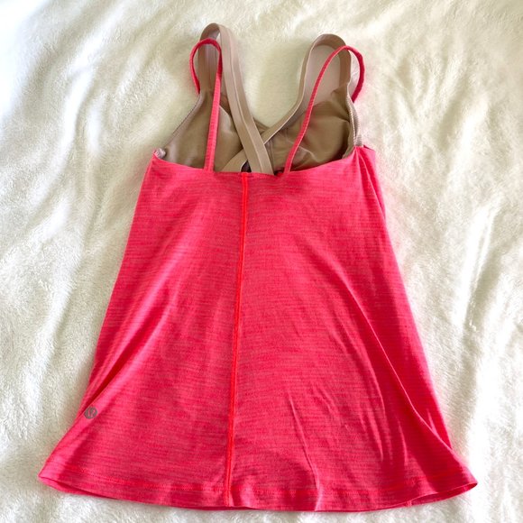 Lululemon - coral / beige tank top - Picture 6 of 12